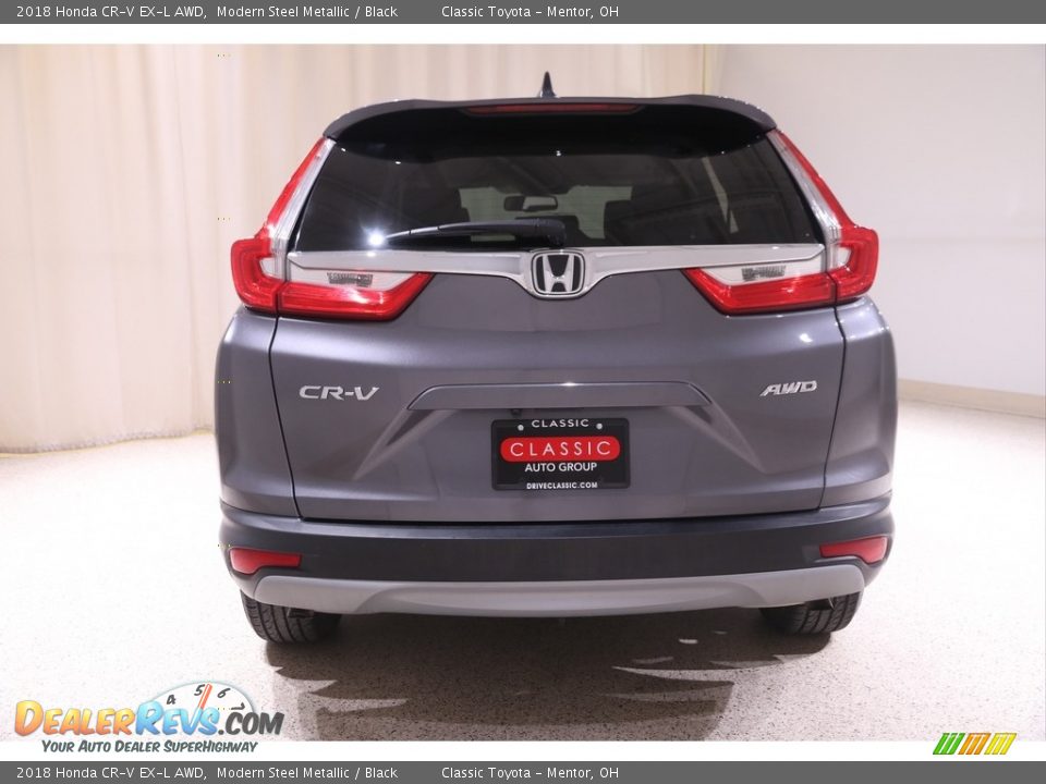 2018 Honda CR-V EX-L AWD Modern Steel Metallic / Black Photo #18