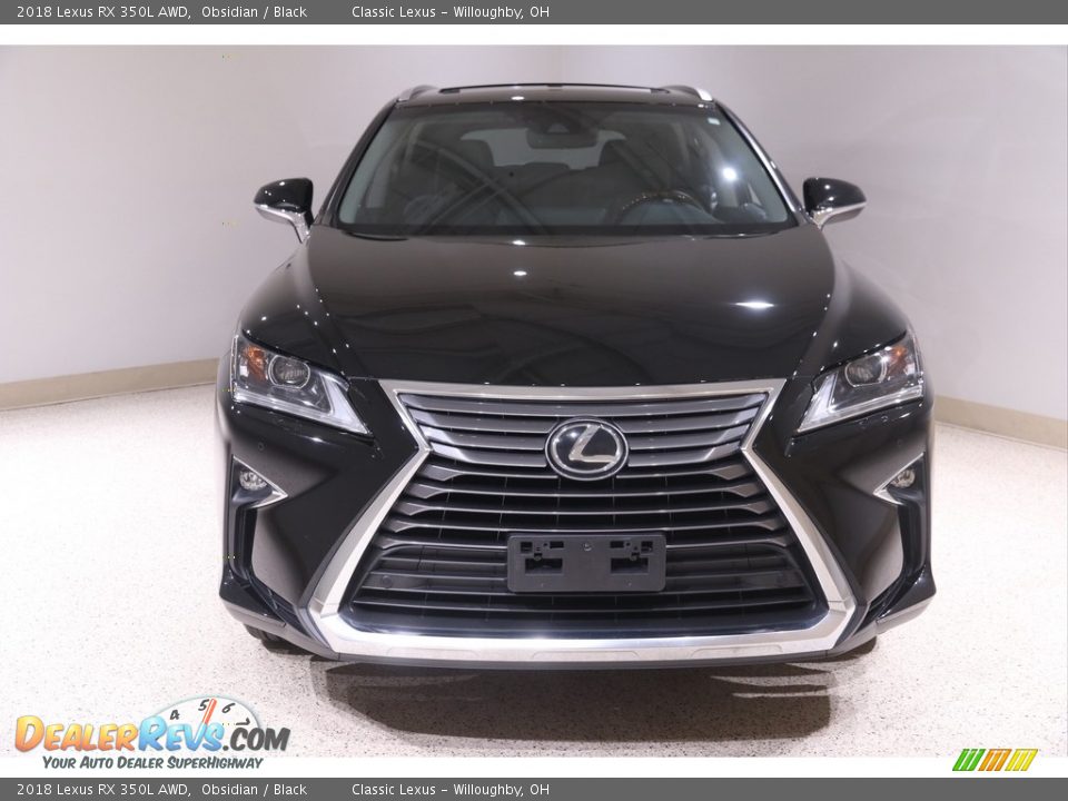 2018 Lexus RX 350L AWD Obsidian / Black Photo #2