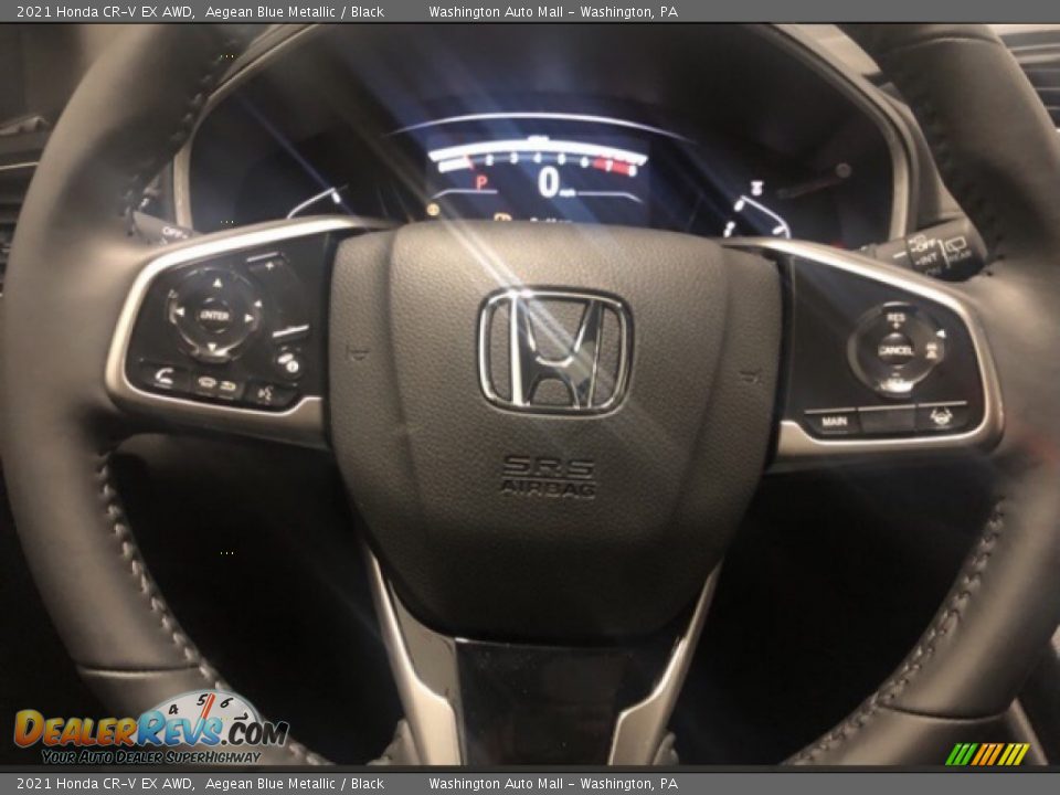 2021 Honda CR-V EX AWD Aegean Blue Metallic / Black Photo #11