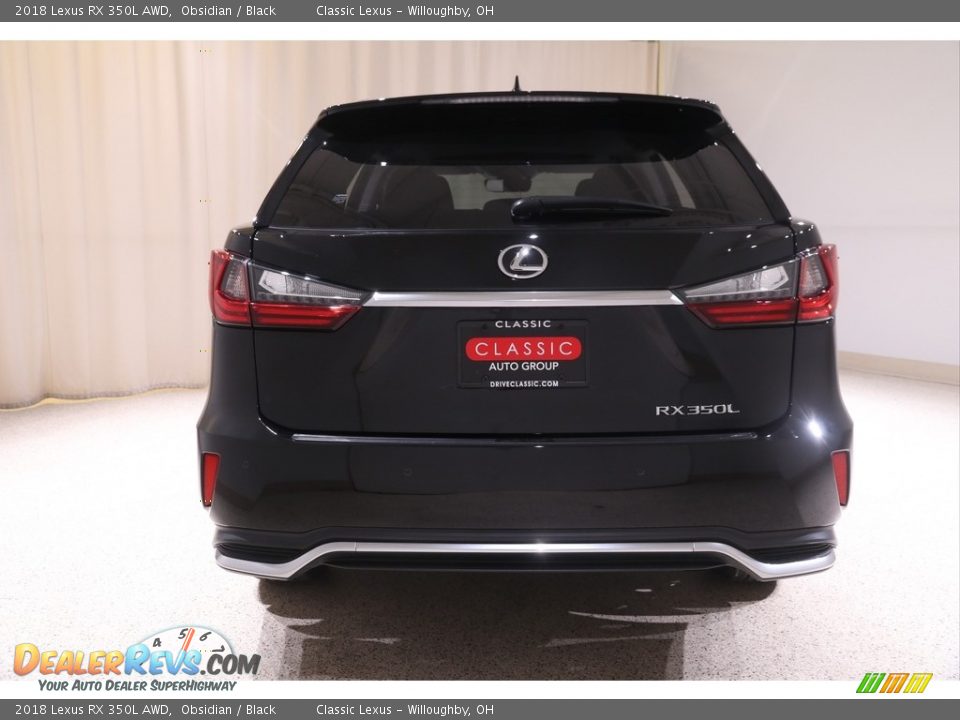 2018 Lexus RX 350L AWD Obsidian / Black Photo #25