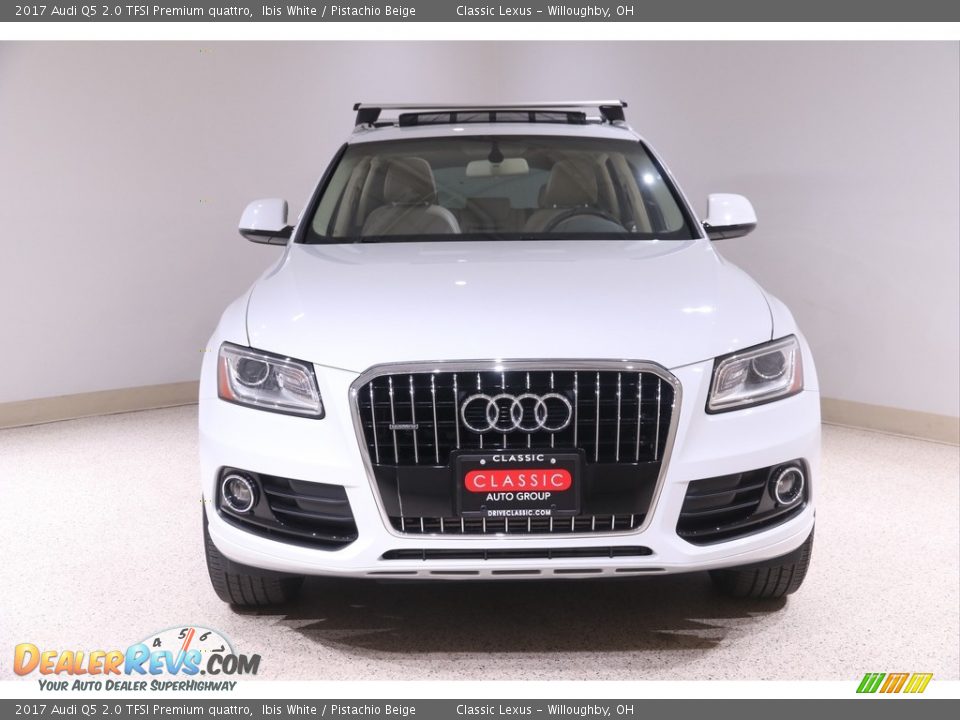 2017 Audi Q5 2.0 TFSI Premium quattro Ibis White / Pistachio Beige Photo #2