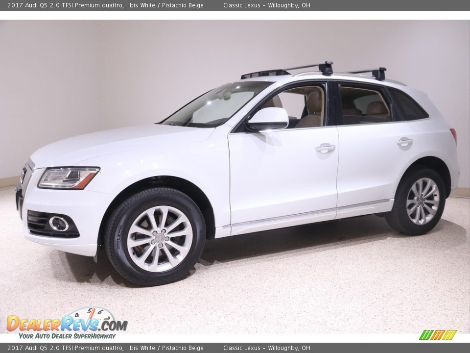 2017 Audi Q5 2.0 TFSI Premium quattro Ibis White / Pistachio Beige Photo #3