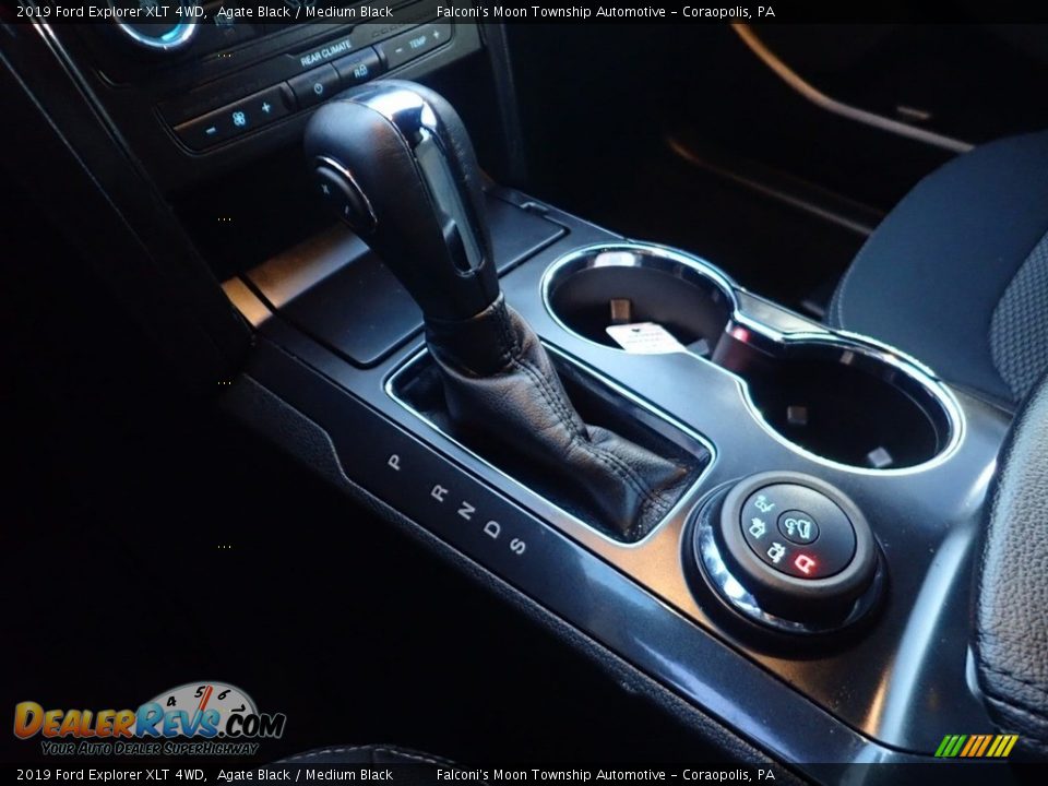2019 Ford Explorer XLT 4WD Agate Black / Medium Black Photo #21