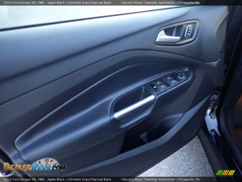 2019 Ford Escape SEL 4WD Agate Black / Chromite Gray/Charcoal Black Photo #18