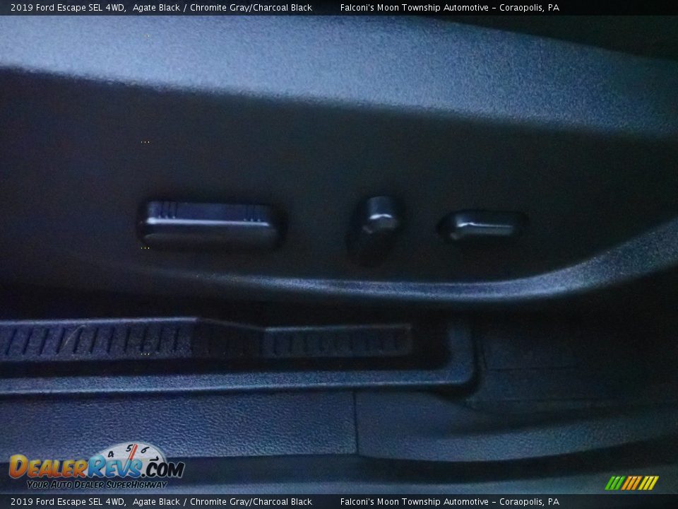 2019 Ford Escape SEL 4WD Agate Black / Chromite Gray/Charcoal Black Photo #19