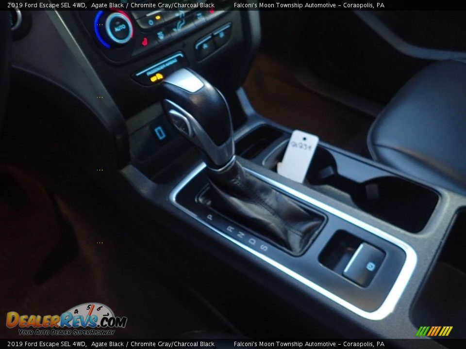 2019 Ford Escape SEL 4WD Agate Black / Chromite Gray/Charcoal Black Photo #21