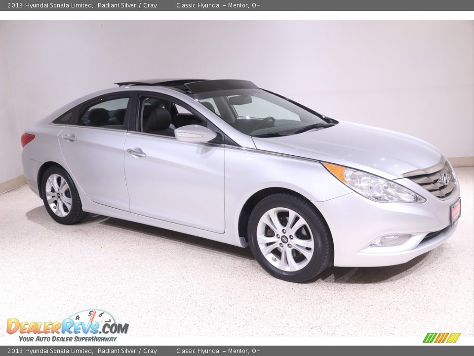 2013 Hyundai Sonata Limited Radiant Silver / Gray Photo #1