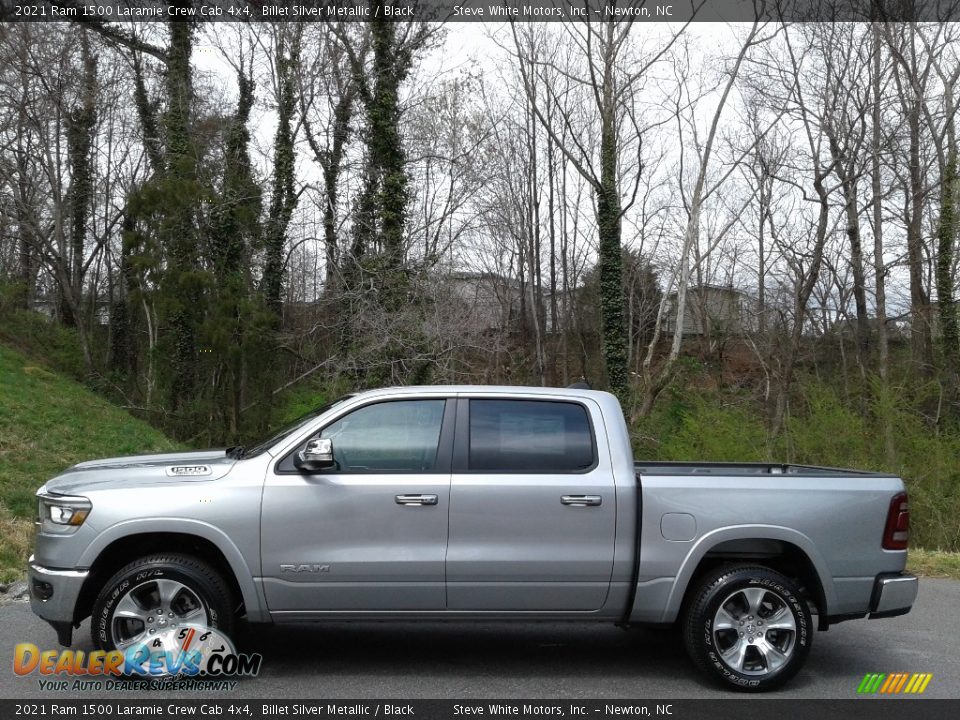 Billet Silver Metallic 2021 Ram 1500 Laramie Crew Cab 4x4 Photo #1