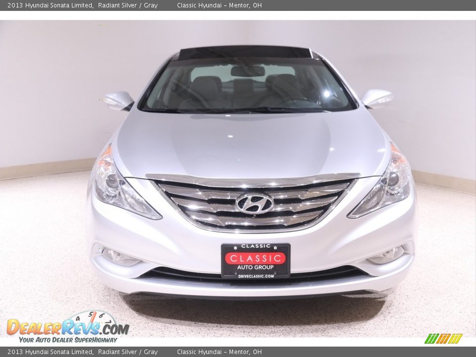2013 Hyundai Sonata Limited Radiant Silver / Gray Photo #2