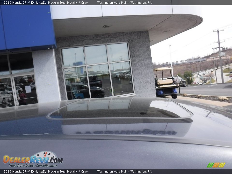 2019 Honda CR-V EX-L AWD Modern Steel Metallic / Gray Photo #3