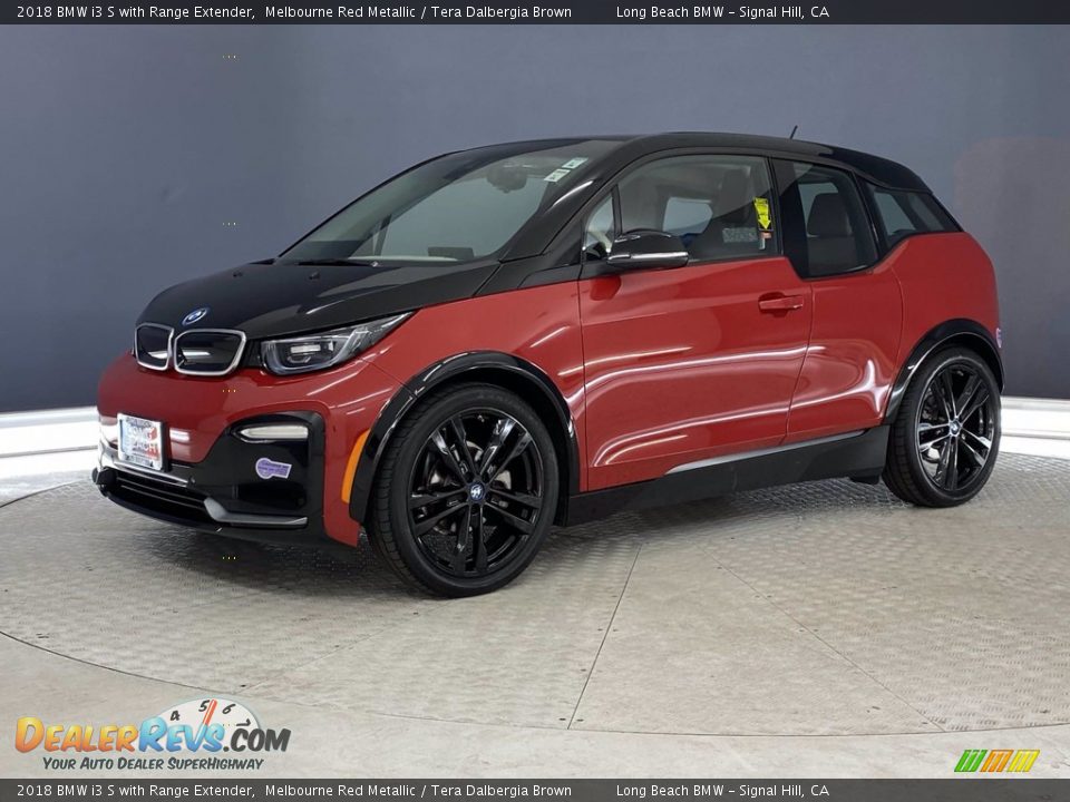 2018 BMW i3 S with Range Extender Melbourne Red Metallic / Tera Dalbergia Brown Photo #3