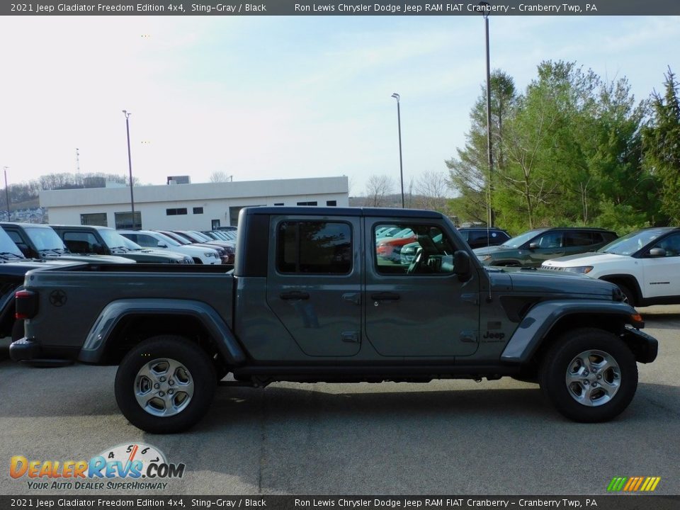 2021 Jeep Gladiator Freedom Edition 4x4 Sting-Gray / Black Photo #4