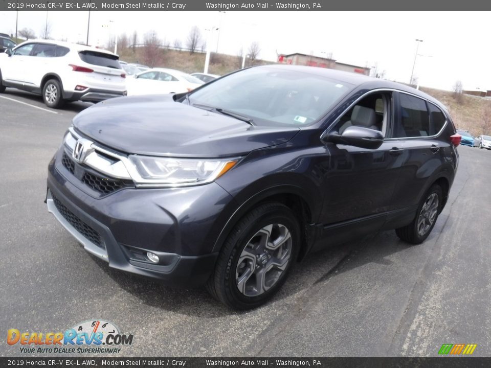 2019 Honda CR-V EX-L AWD Modern Steel Metallic / Gray Photo #5