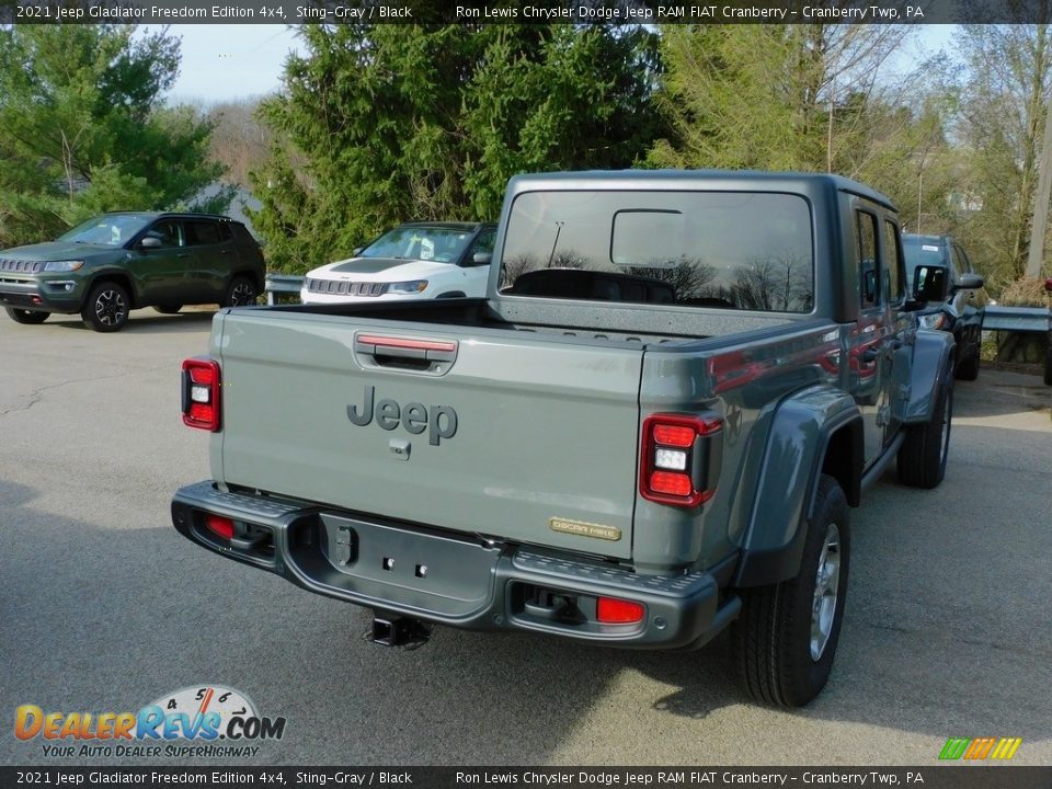 2021 Jeep Gladiator Freedom Edition 4x4 Sting-Gray / Black Photo #5