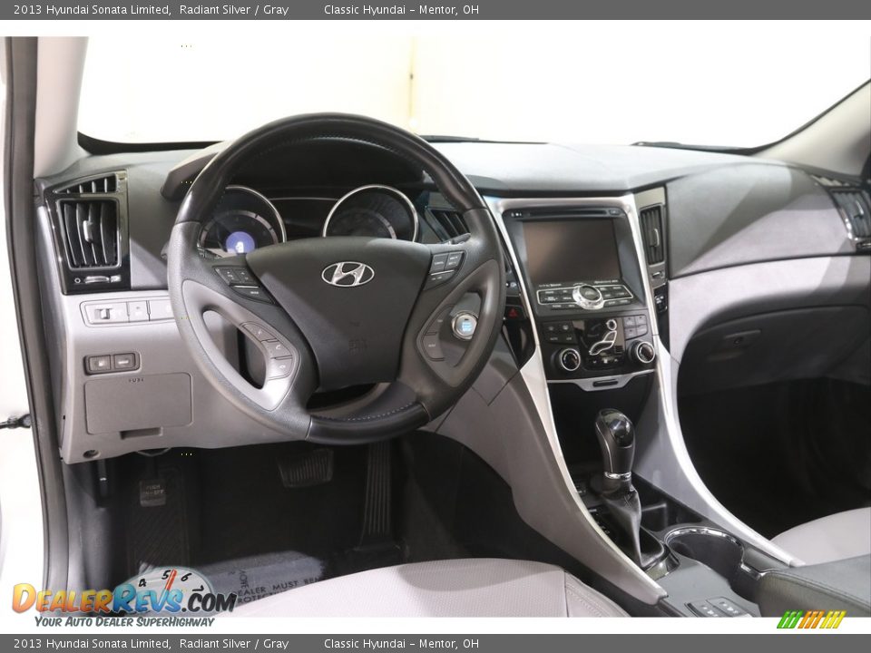 2013 Hyundai Sonata Limited Radiant Silver / Gray Photo #6