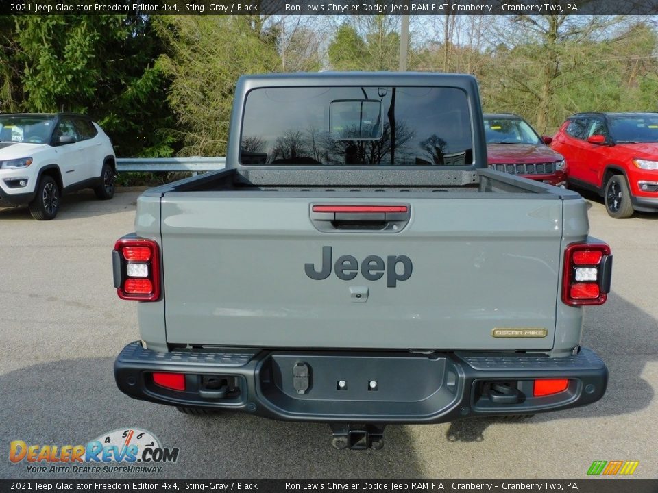 2021 Jeep Gladiator Freedom Edition 4x4 Sting-Gray / Black Photo #6