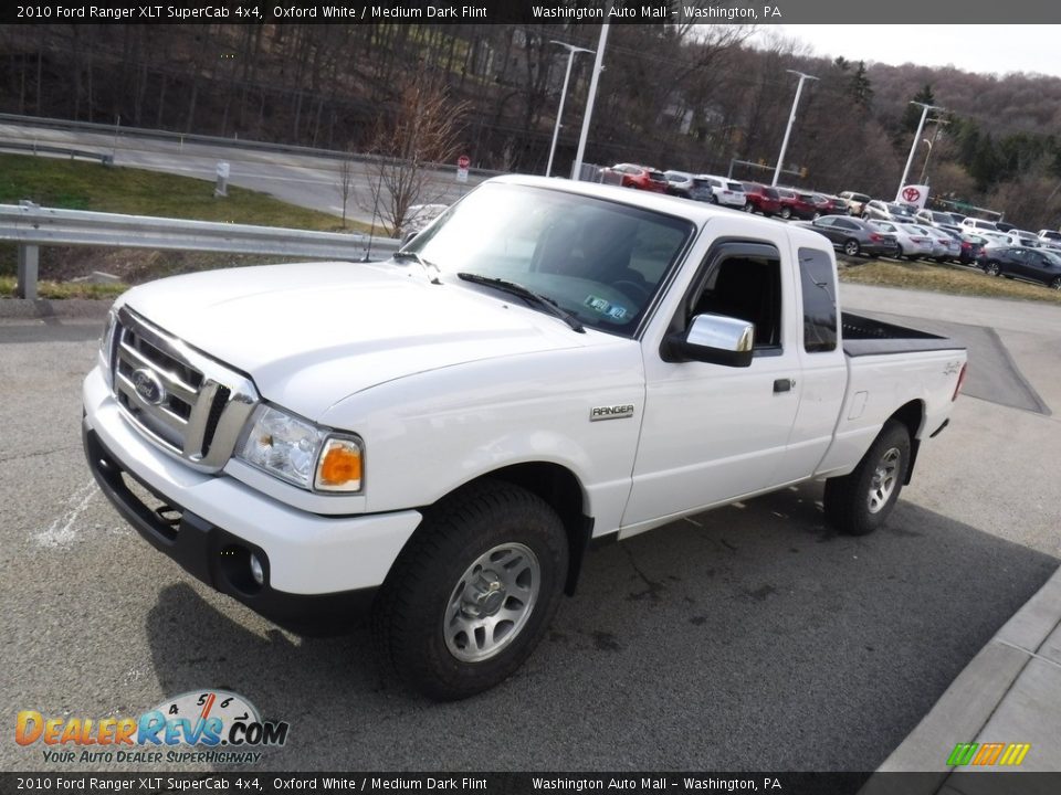 2010 Ford Ranger XLT SuperCab 4x4 Oxford White / Medium Dark Flint Photo #8