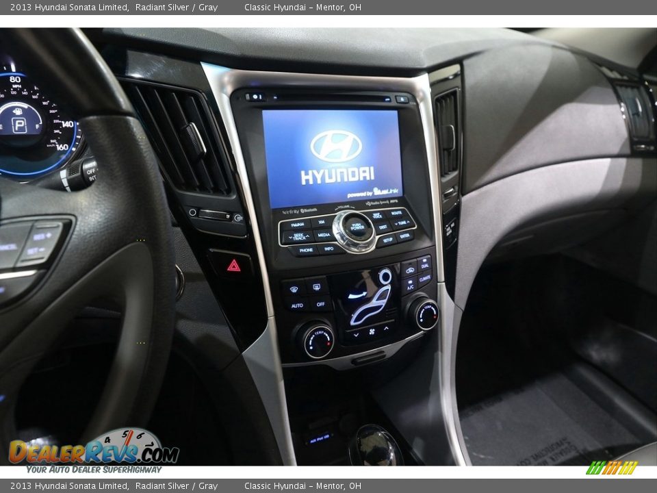2013 Hyundai Sonata Limited Radiant Silver / Gray Photo #9