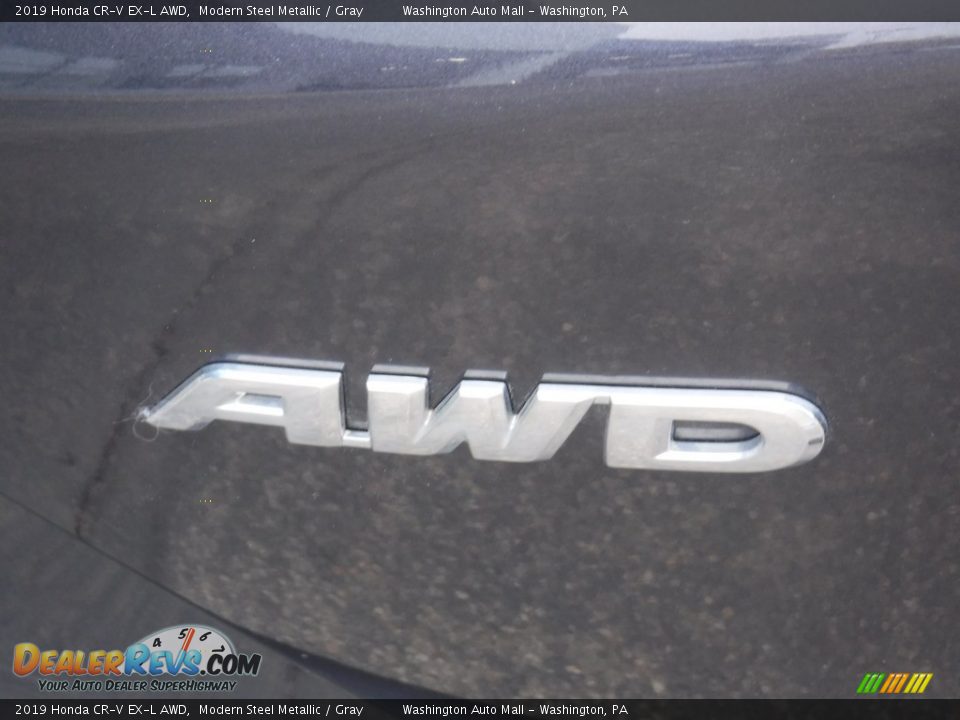 2019 Honda CR-V EX-L AWD Modern Steel Metallic / Gray Photo #10