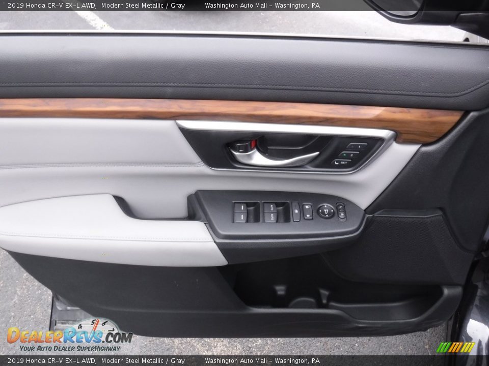 2019 Honda CR-V EX-L AWD Modern Steel Metallic / Gray Photo #12