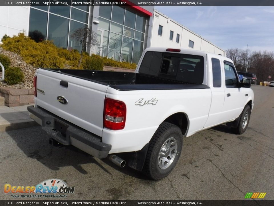 2010 Ford Ranger XLT SuperCab 4x4 Oxford White / Medium Dark Flint Photo #12