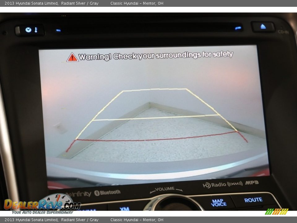 2013 Hyundai Sonata Limited Radiant Silver / Gray Photo #13