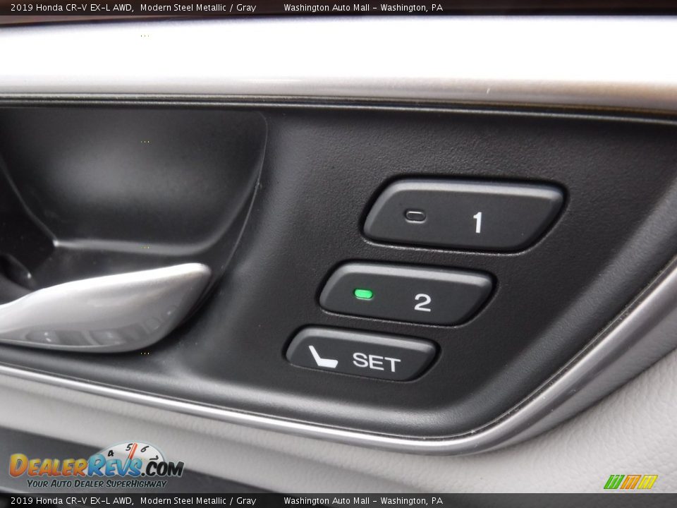 2019 Honda CR-V EX-L AWD Modern Steel Metallic / Gray Photo #13