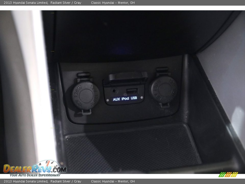 2013 Hyundai Sonata Limited Radiant Silver / Gray Photo #14