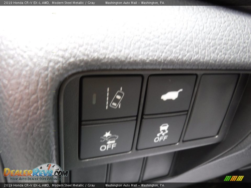2019 Honda CR-V EX-L AWD Modern Steel Metallic / Gray Photo #14