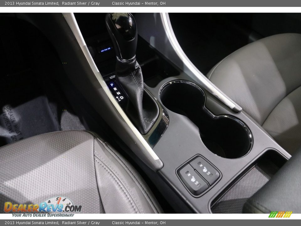 2013 Hyundai Sonata Limited Radiant Silver / Gray Photo #15