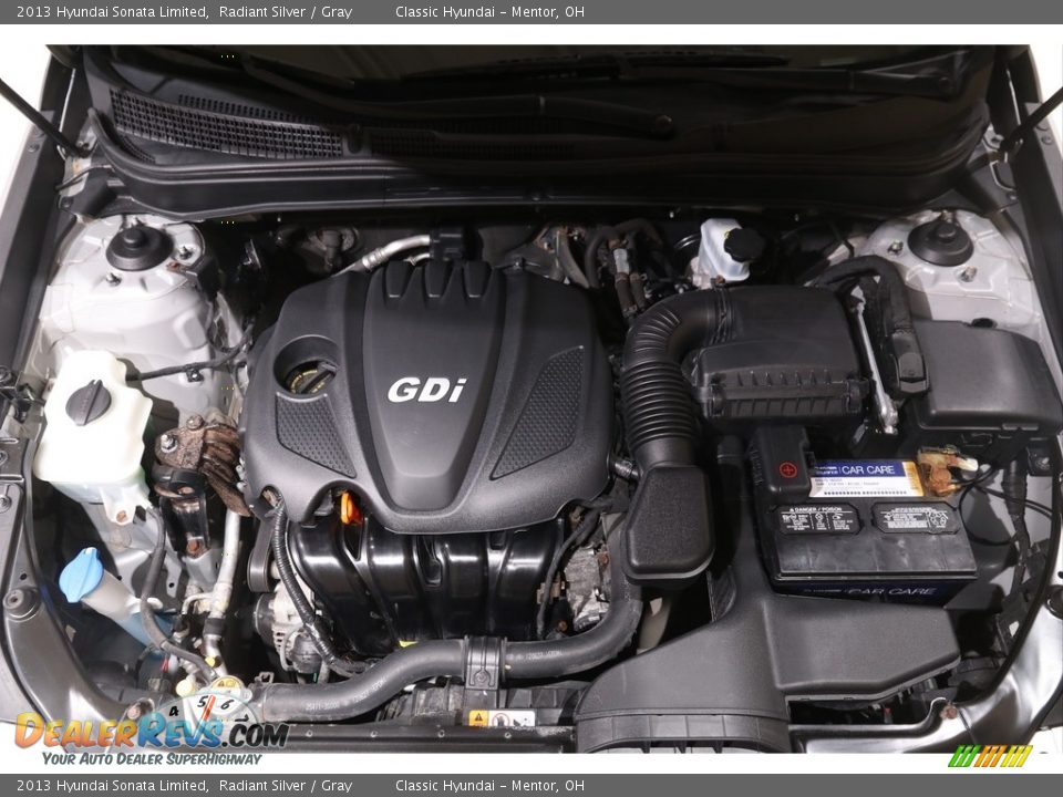 2013 Hyundai Sonata Limited Radiant Silver / Gray Photo #21