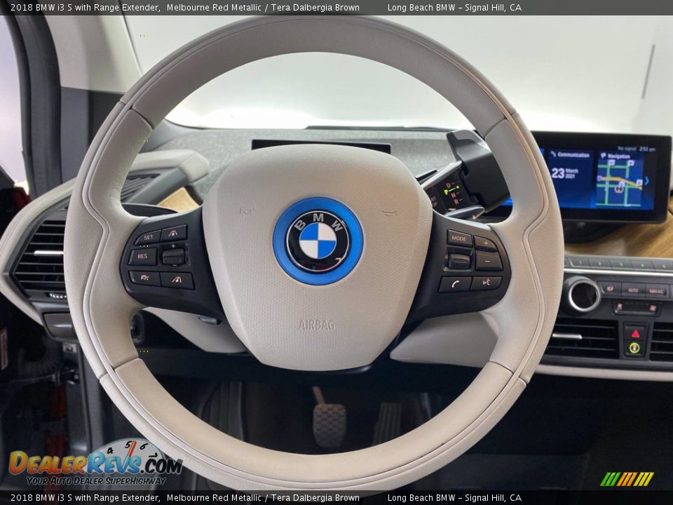 2018 BMW i3 S with Range Extender Melbourne Red Metallic / Tera Dalbergia Brown Photo #18