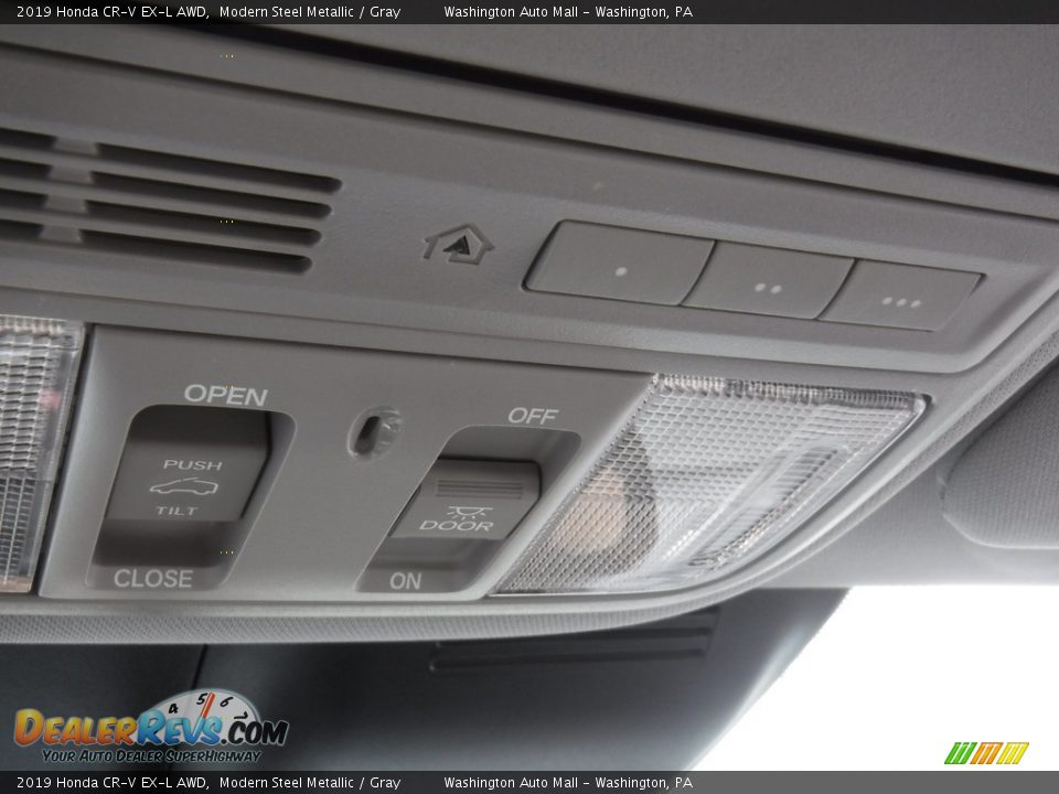 2019 Honda CR-V EX-L AWD Modern Steel Metallic / Gray Photo #21