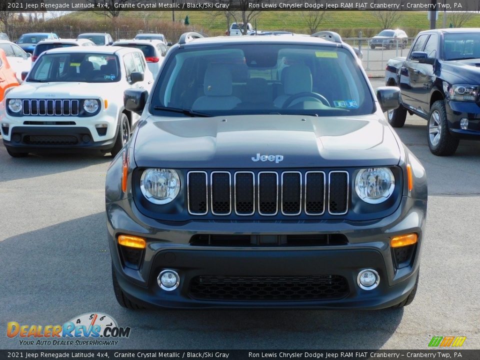 2021 Jeep Renegade Latitude 4x4 Granite Crystal Metallic / Black/Ski Gray Photo #2