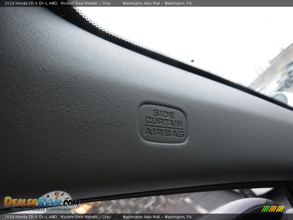 2019 Honda CR-V EX-L AWD Modern Steel Metallic / Gray Photo #24