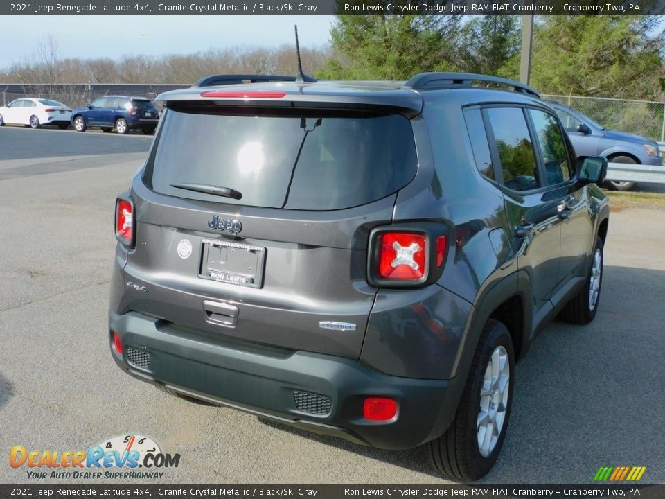 2021 Jeep Renegade Latitude 4x4 Granite Crystal Metallic / Black/Ski Gray Photo #5