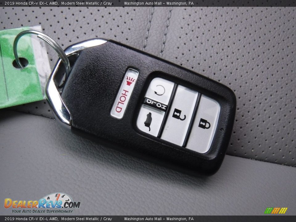 2019 Honda CR-V EX-L AWD Modern Steel Metallic / Gray Photo #28