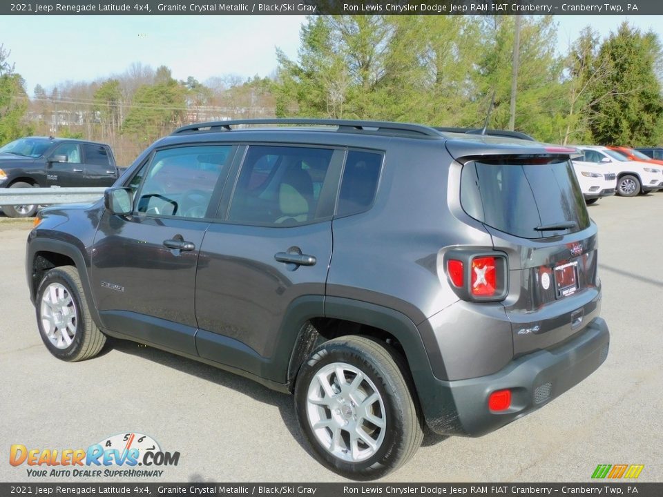 2021 Jeep Renegade Latitude 4x4 Granite Crystal Metallic / Black/Ski Gray Photo #8