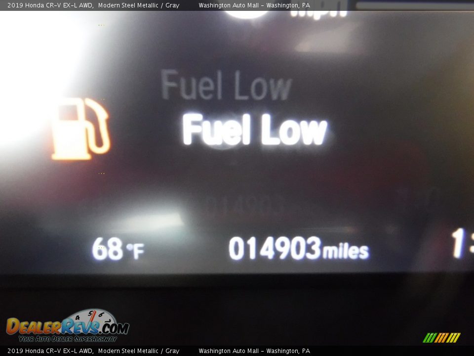 2019 Honda CR-V EX-L AWD Modern Steel Metallic / Gray Photo #30