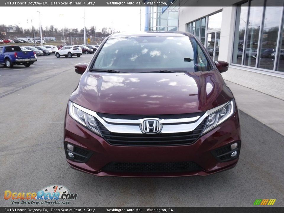 2018 Honda Odyssey EX Deep Scarlet Pearl / Gray Photo #4