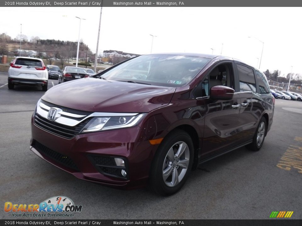 2018 Honda Odyssey EX Deep Scarlet Pearl / Gray Photo #5