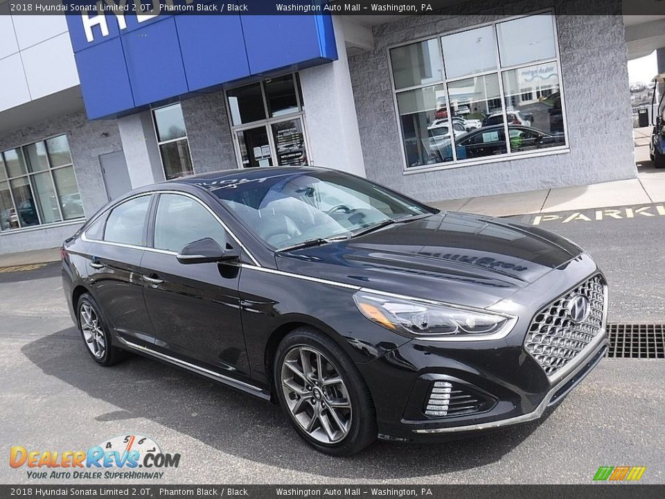 2018 Hyundai Sonata Limited 2.0T Phantom Black / Black Photo #1