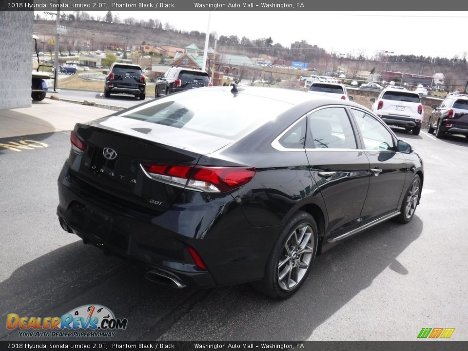 2018 Hyundai Sonata Limited 2.0T Phantom Black / Black Photo #7