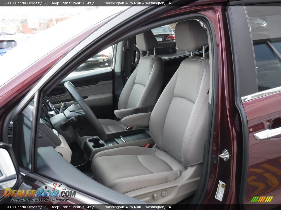 2018 Honda Odyssey EX Deep Scarlet Pearl / Gray Photo #13