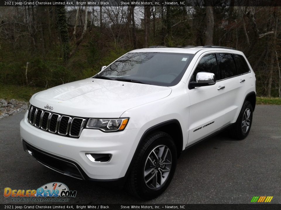 2021 Jeep Grand Cherokee Limited 4x4 Bright White / Black Photo #2