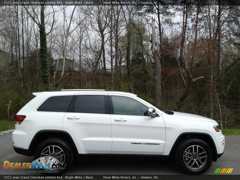 2021 Jeep Grand Cherokee Limited 4x4 Bright White / Black Photo #5
