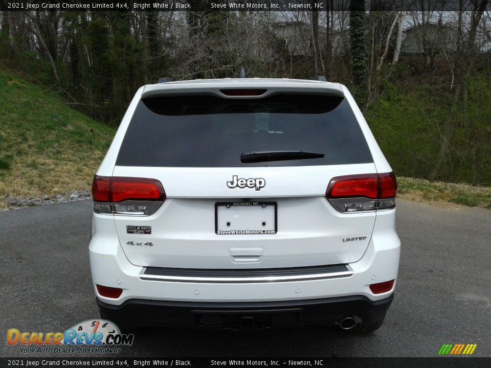 2021 Jeep Grand Cherokee Limited 4x4 Bright White / Black Photo #7