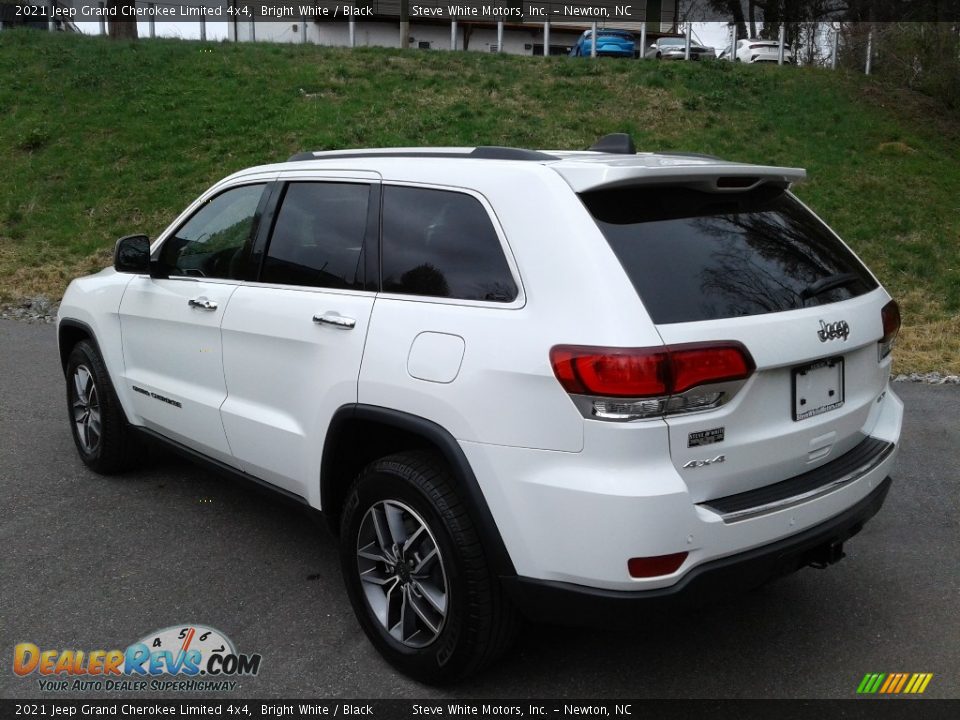 2021 Jeep Grand Cherokee Limited 4x4 Bright White / Black Photo #8