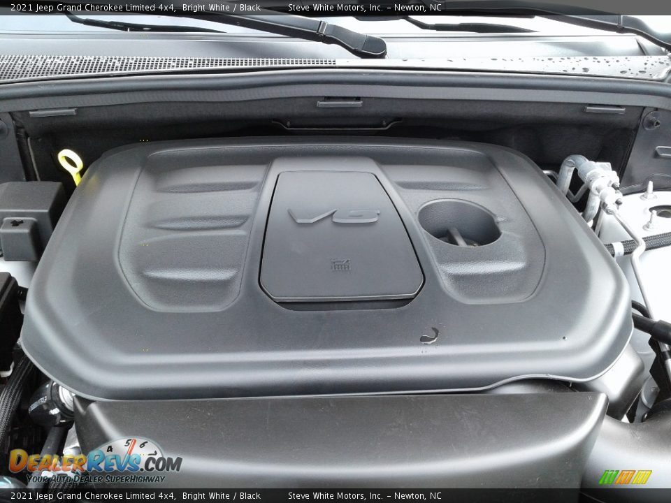 2021 Jeep Grand Cherokee Limited 4x4 Bright White / Black Photo #9