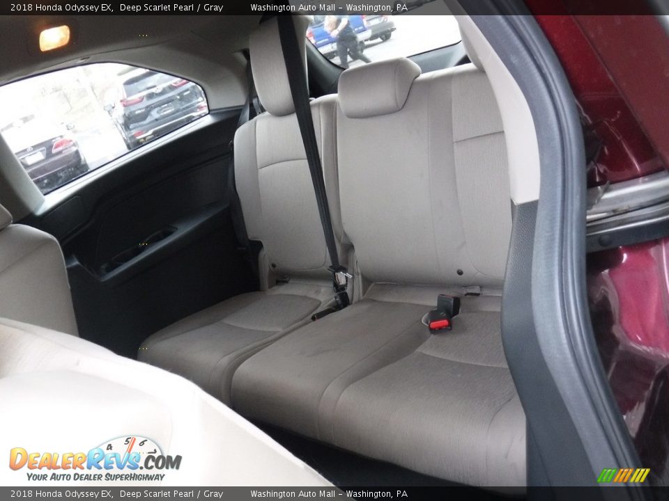 2018 Honda Odyssey EX Deep Scarlet Pearl / Gray Photo #25